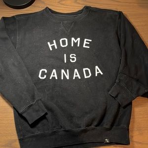 Province of Canada “Home is Canada” crew neck sweater